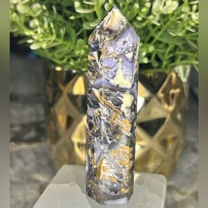 Brecciated Fluorite Crystal Tower